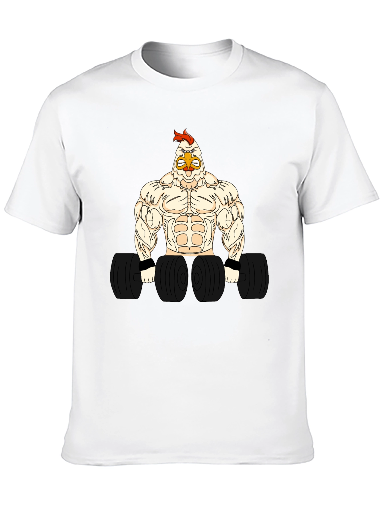 Muscle Chicken Graphic T-Shirt