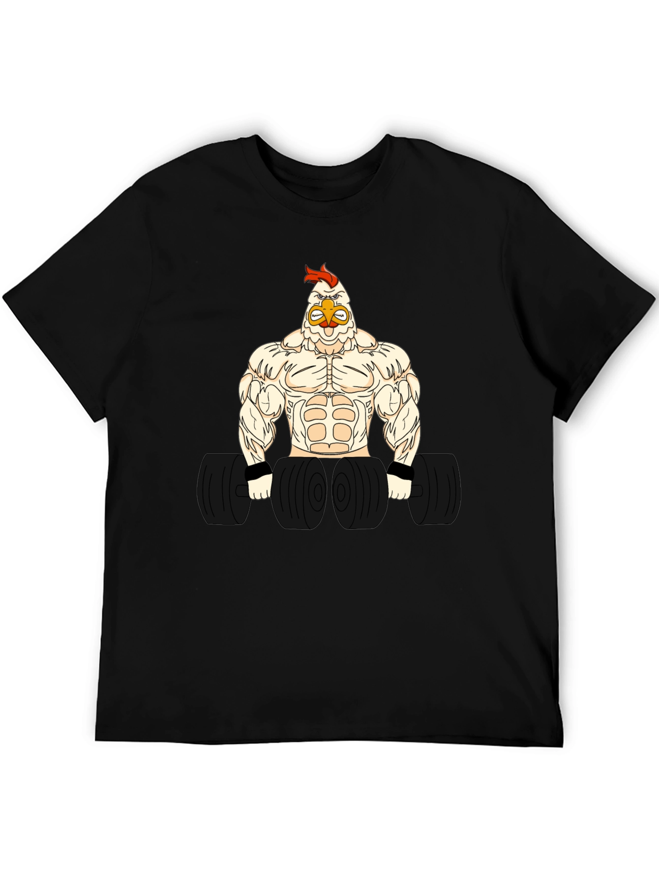 Muscle Chicken Graphic T-Shirt