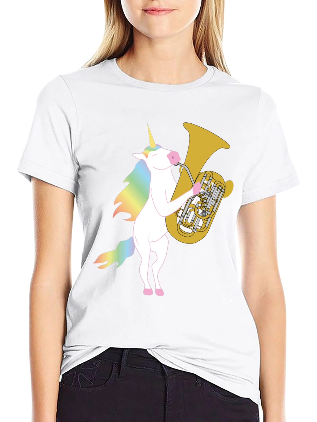 Unicorn Tuba T-Shirt