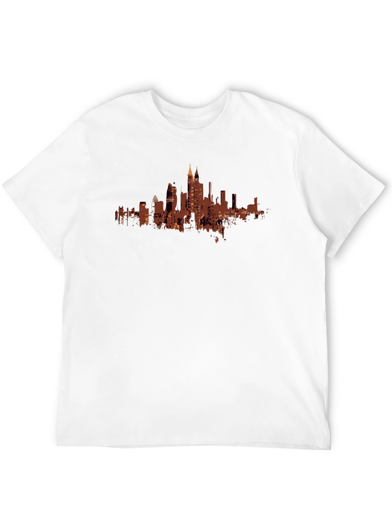 Urban Silhouette Tee - Black Cityscape T-Shirt