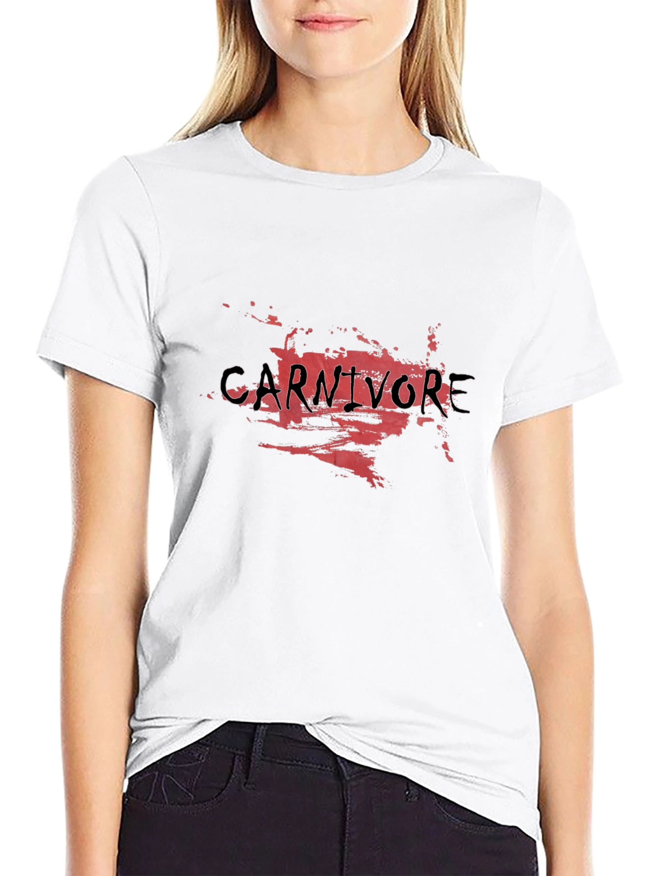 Carnivore Graphic Print T-Shirt