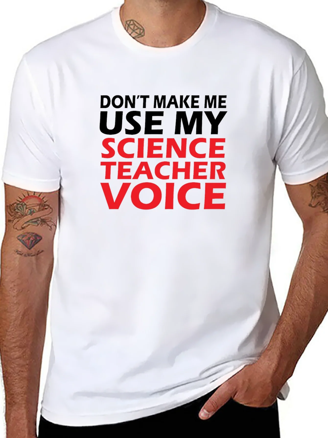 Science Teacher Voice Graphic T-Shirt