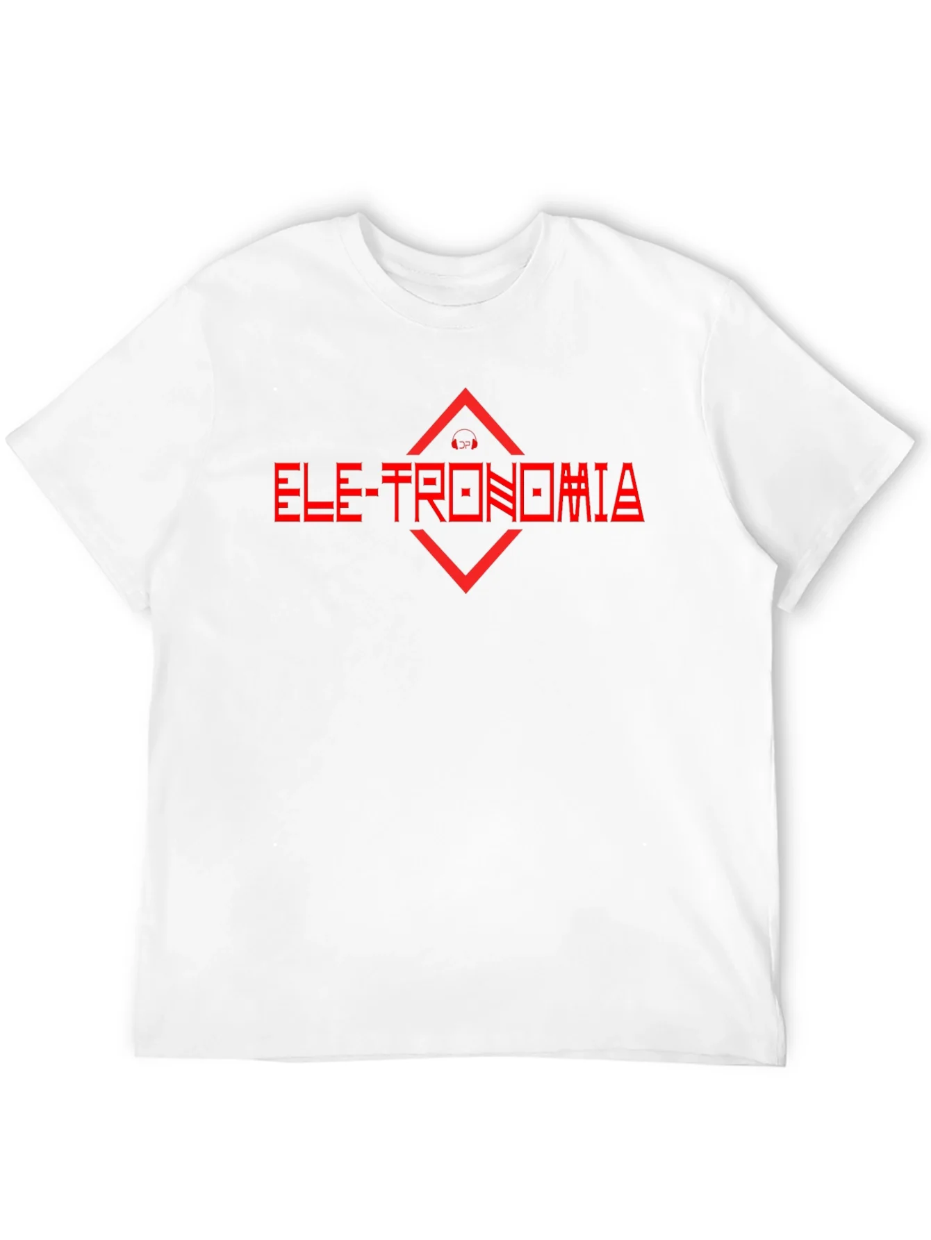 Electronomia Red Graphic Black T-Shirt
