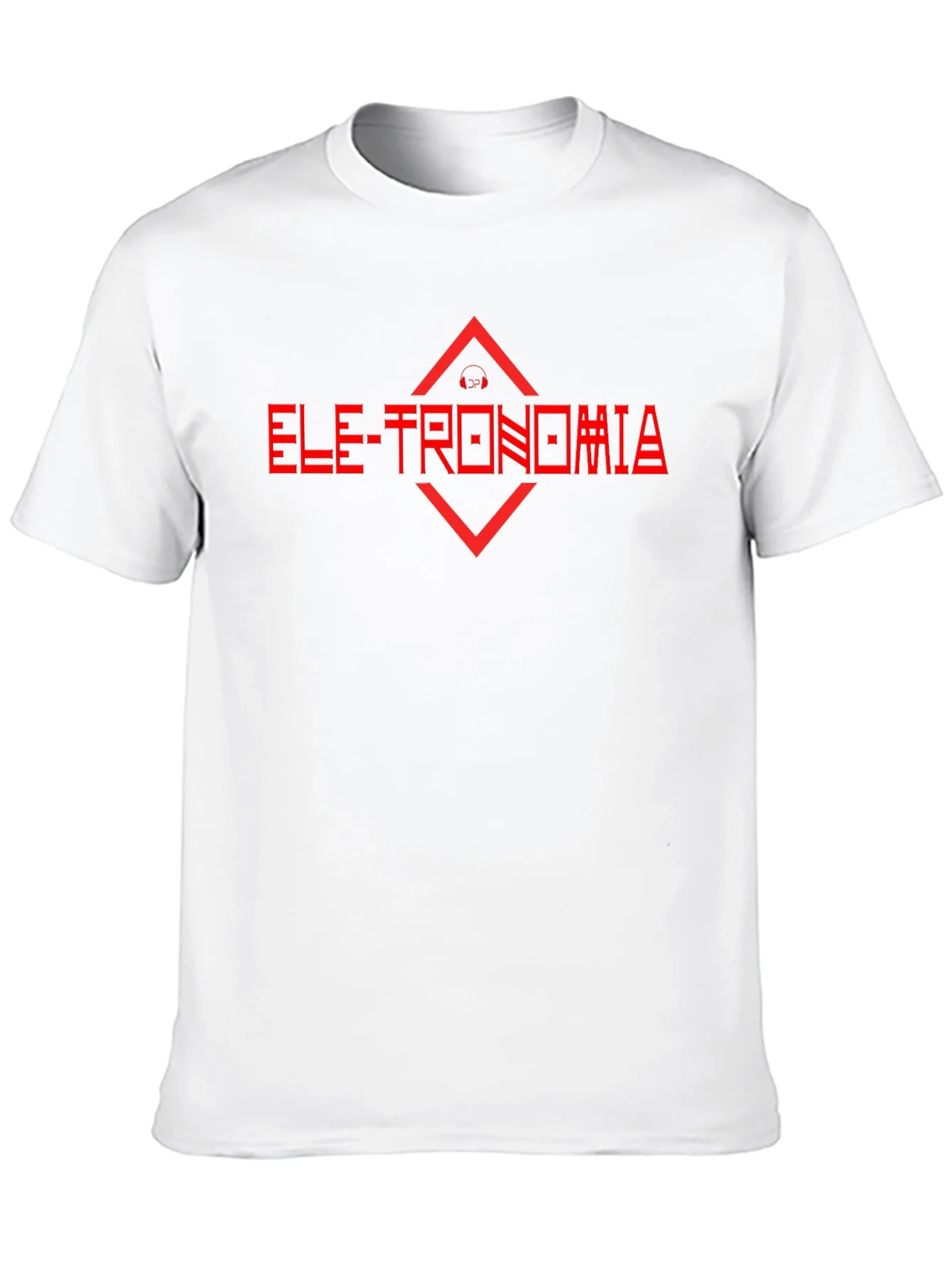 Electronomia Red Graphic Black T-Shirt