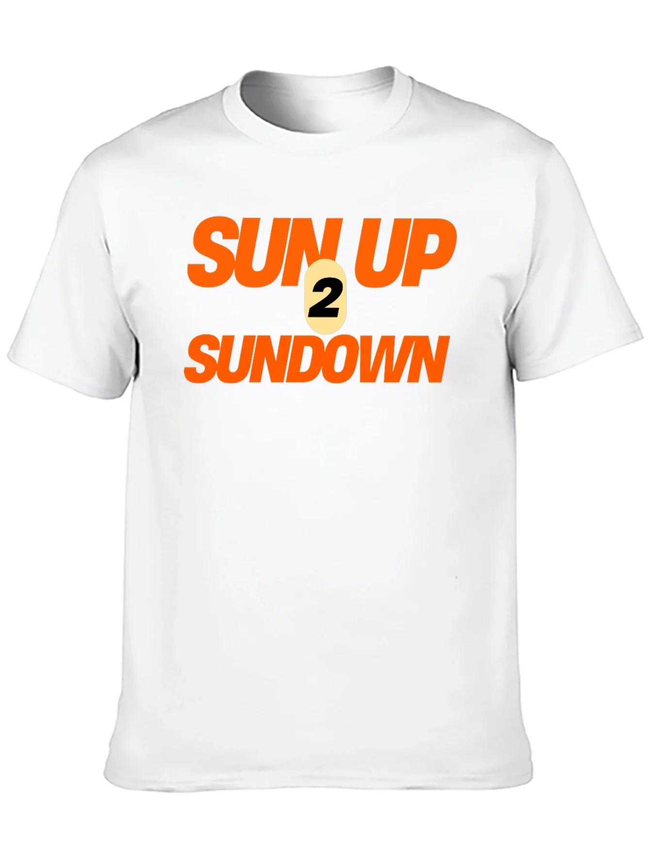 Sun Up 2 Sun Down Black Graphic Tee