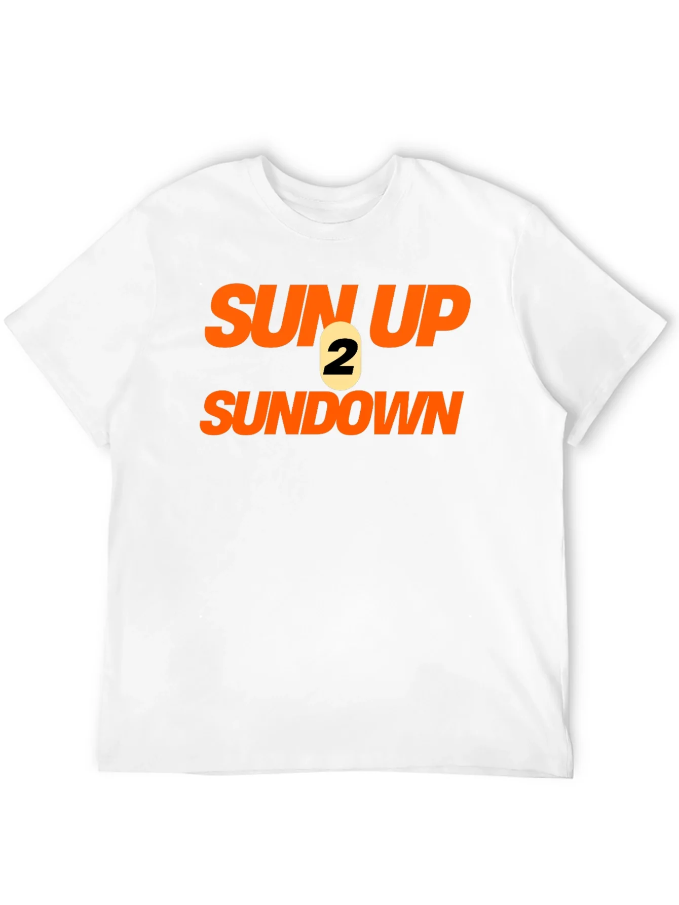 Sun Up 2 Sun Down Black Graphic Tee