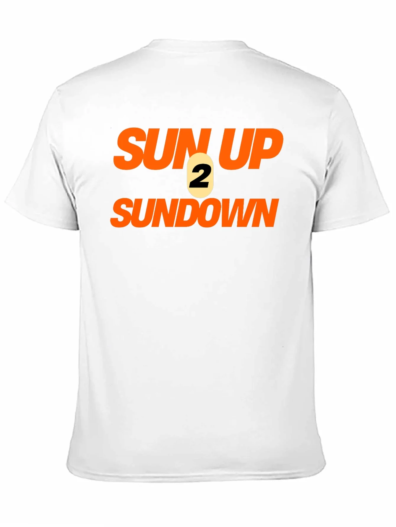Sun Up 2 Sun Down Black Graphic Tee