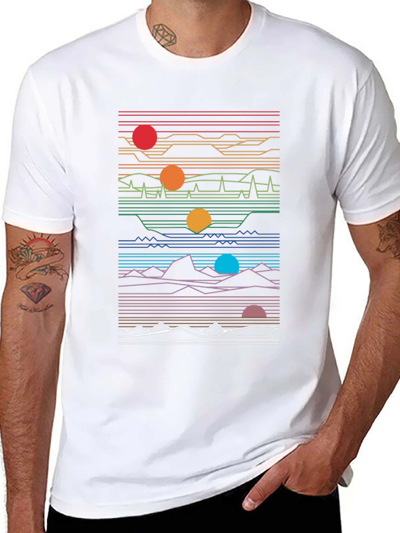 Retro Synthwave Graphic Tee - Black