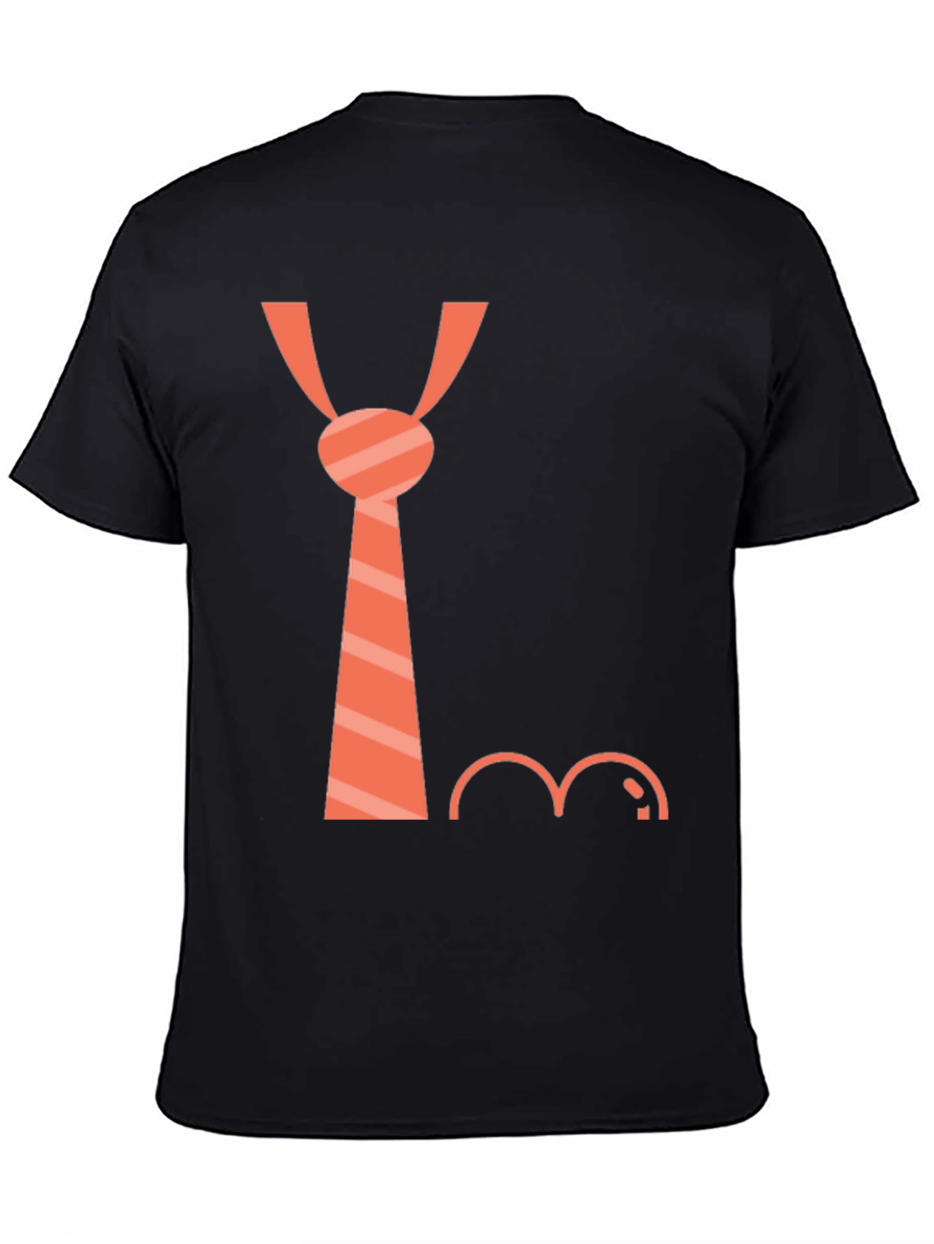 Funny Tie and Mustache Graphic Tee - Casual Style