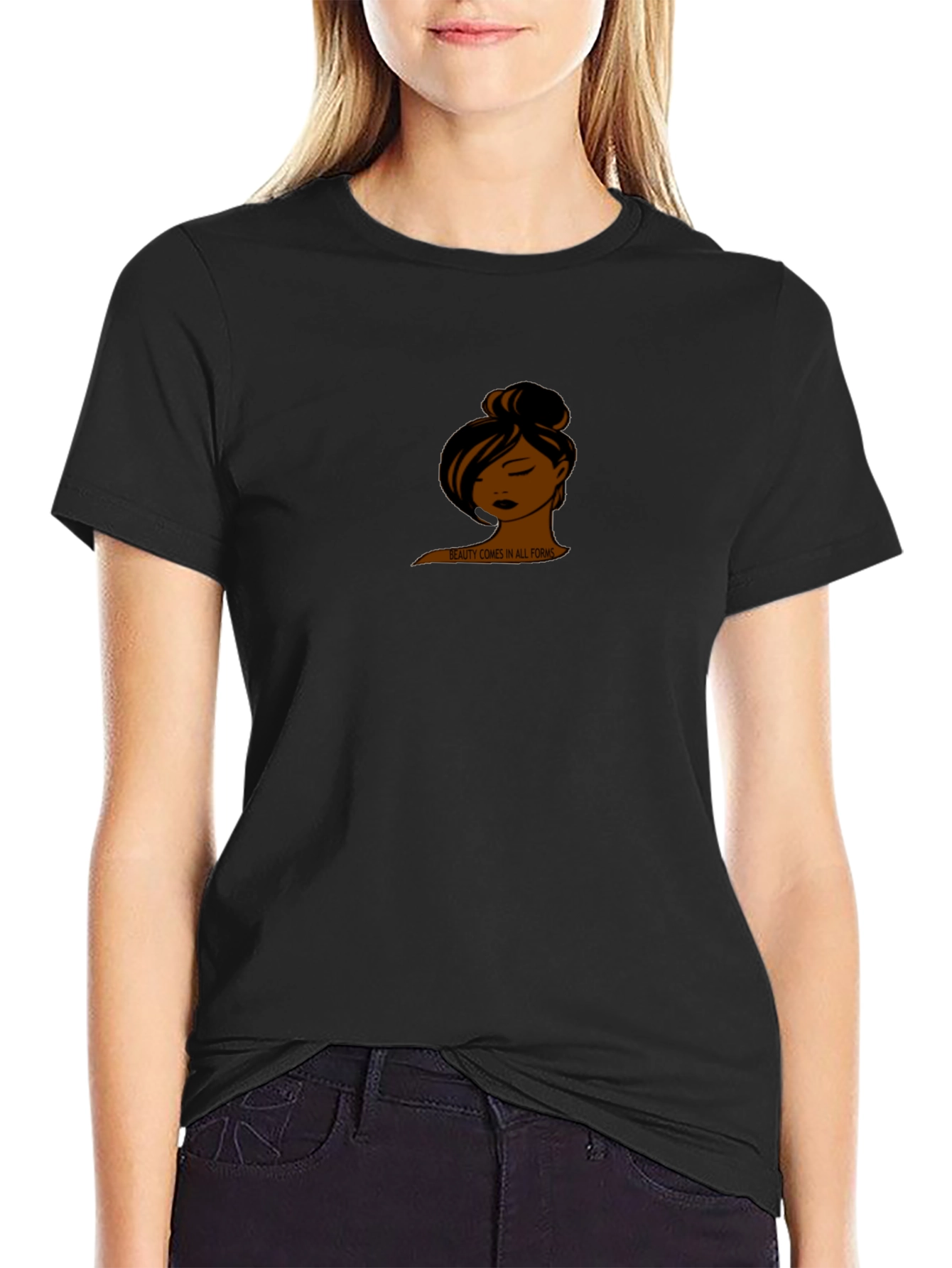 Beauty In All Forms Black T-Shirt