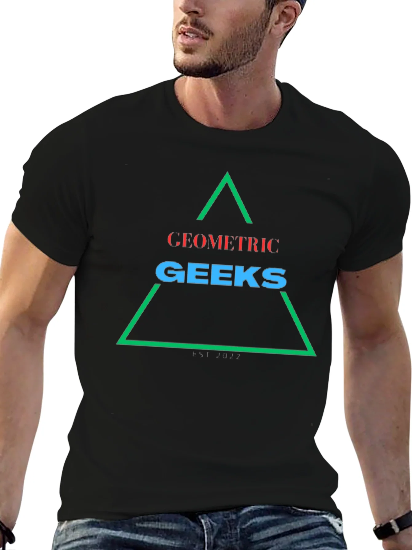 Geometric Geeks T-Shirt: Modern Style