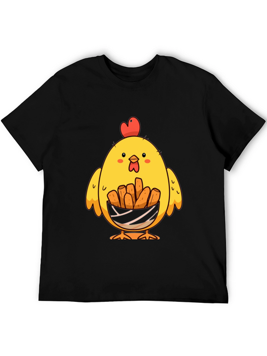 Chicken Nugget Lover T-Shirt - Cute Cartoon Chick
