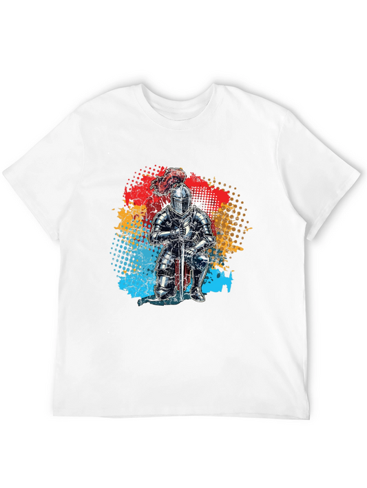 Knight Graphic T-Shirt - Medieval Warrior Tee
