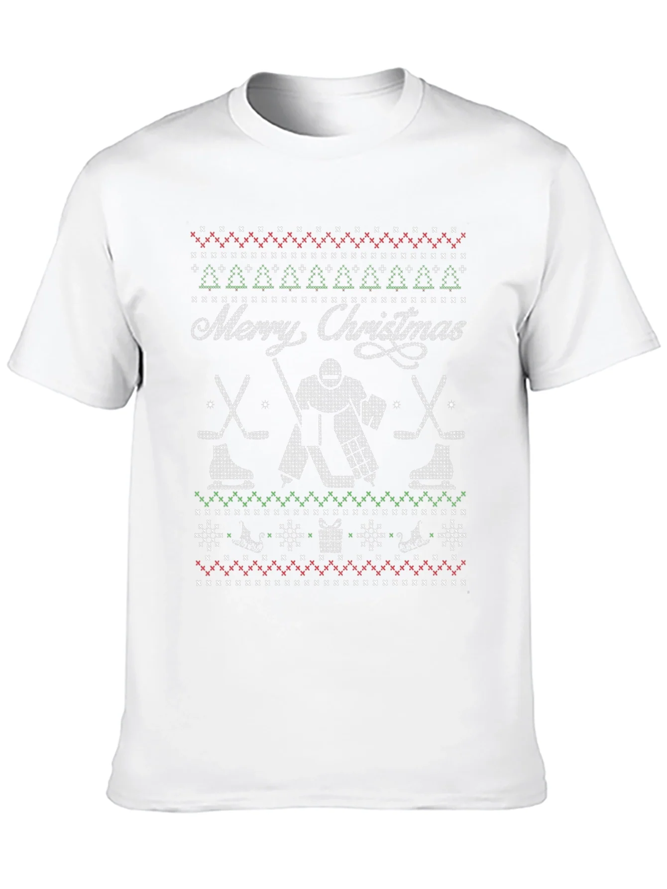 Festive Hockey Christmas T-Shirt