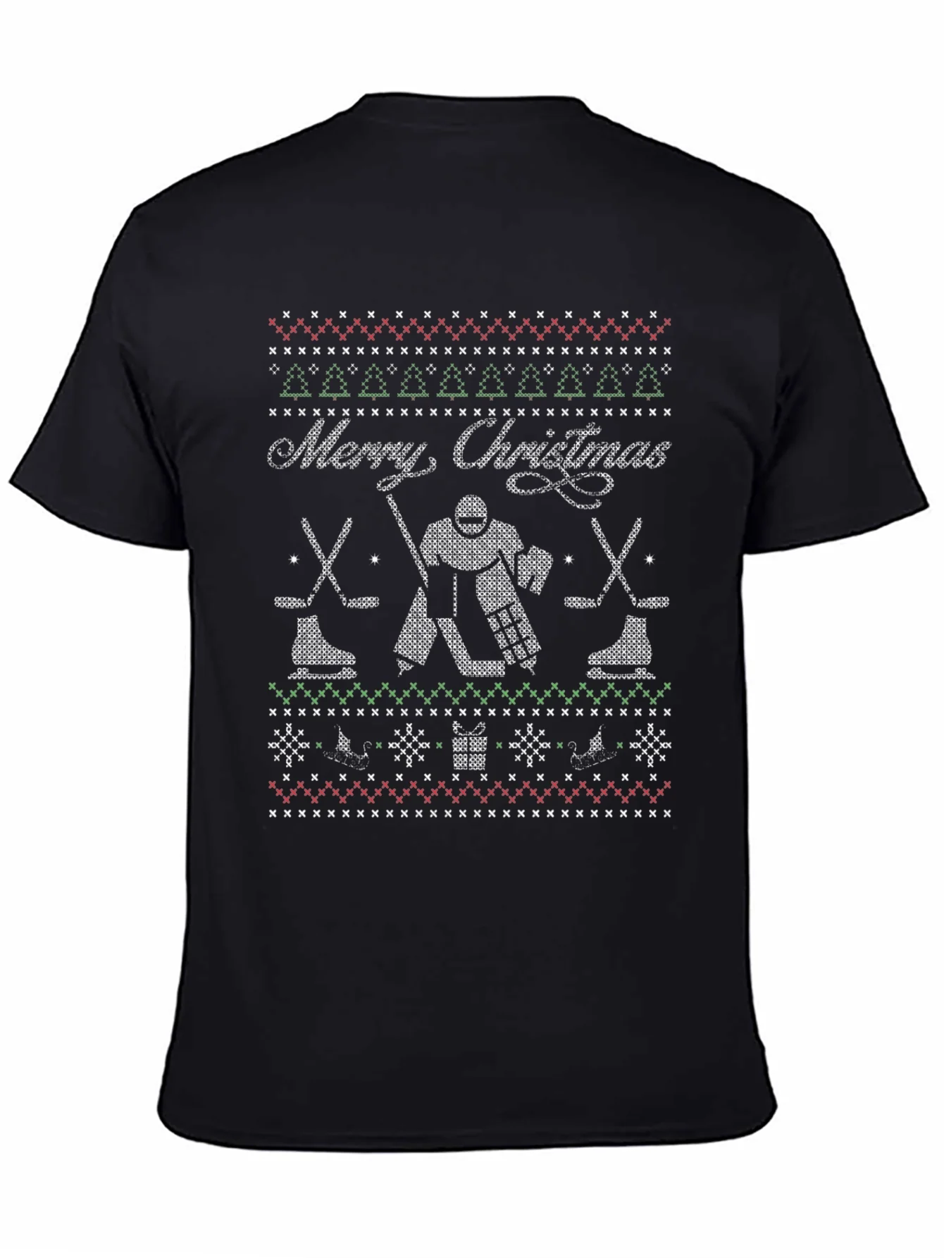 Festive Hockey Christmas T-Shirt