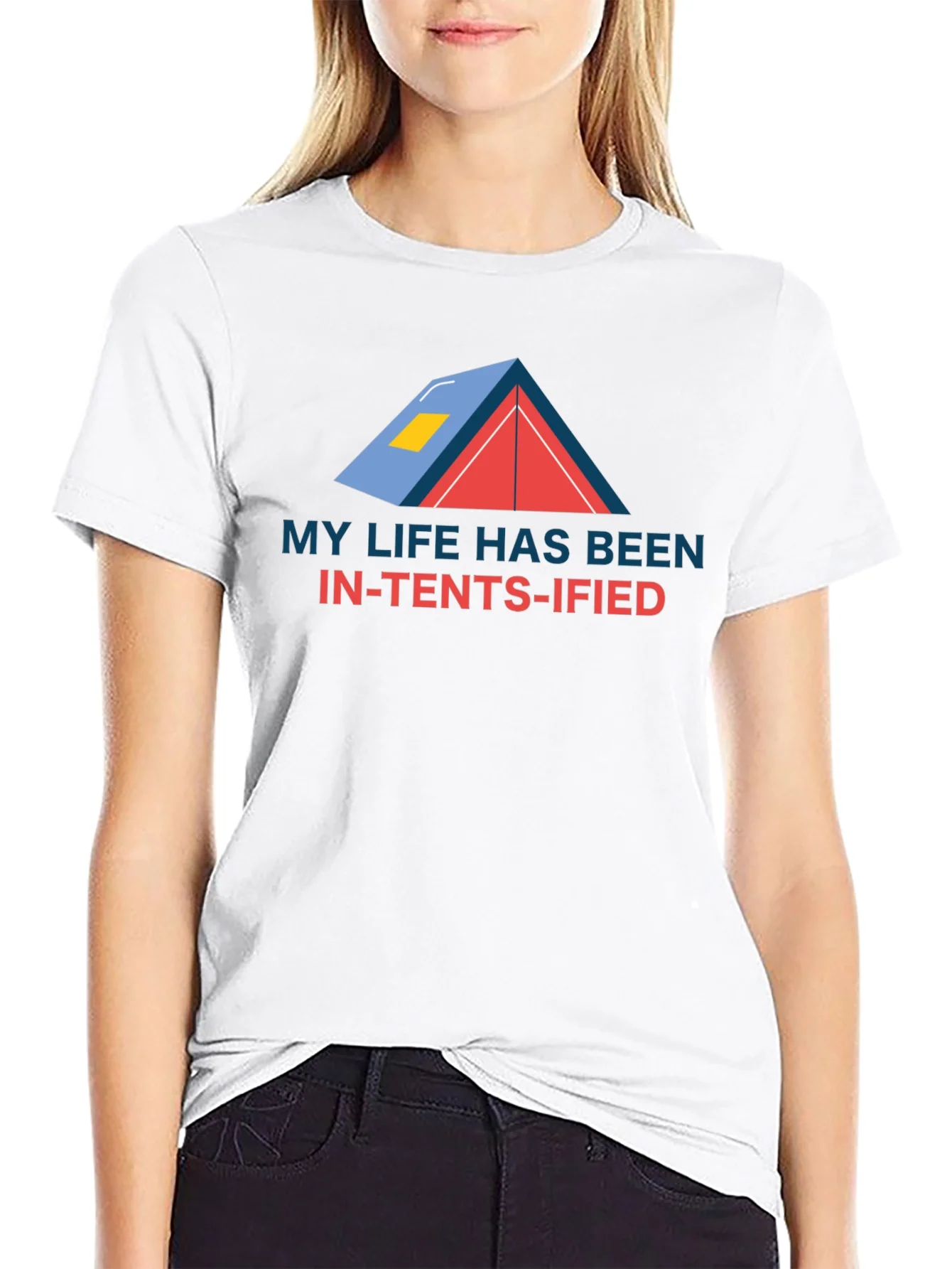 Funny Camping T-Shirt - In-Tents-ified