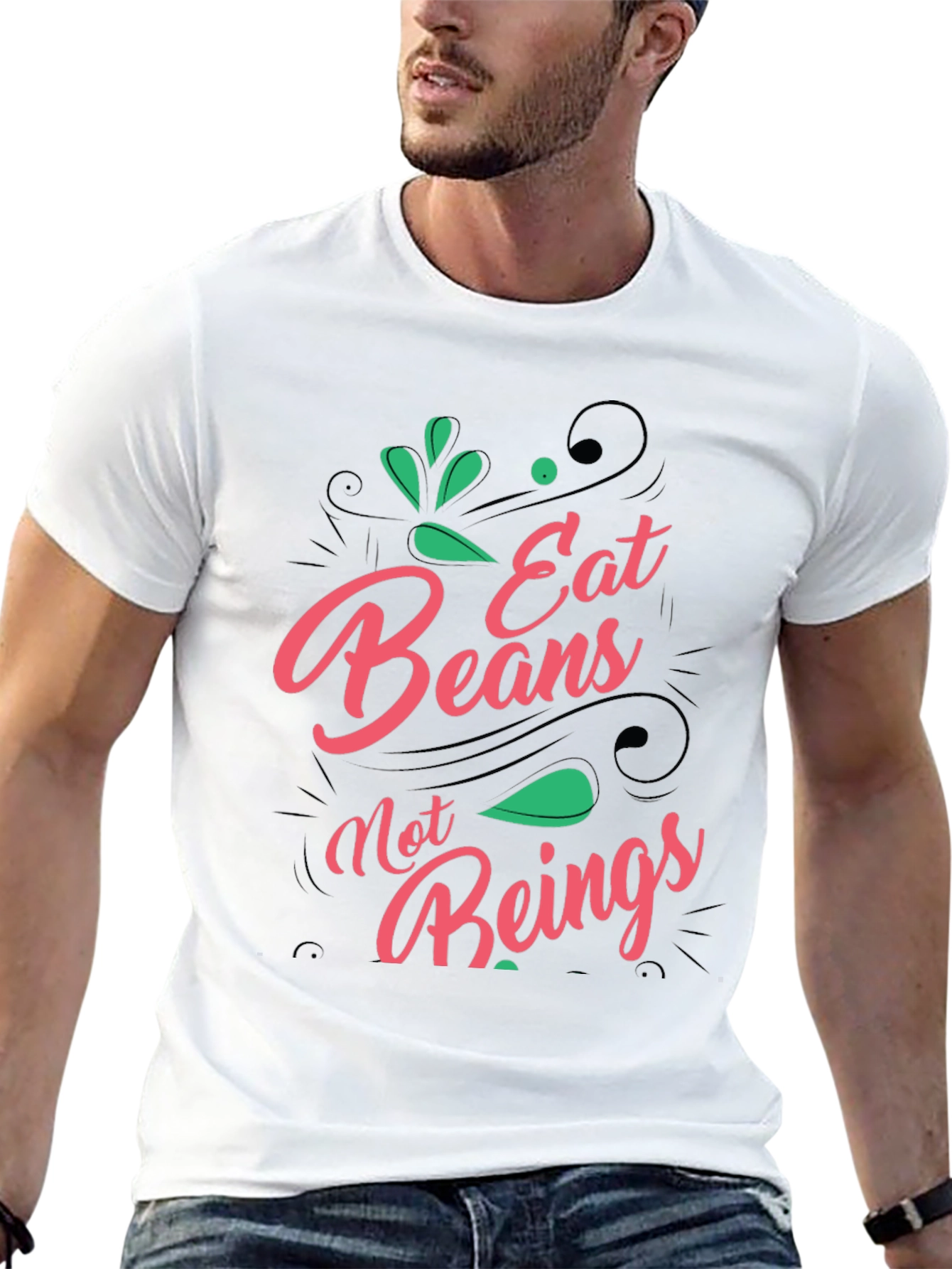 Eat Beans Not Beings Graphic Tee