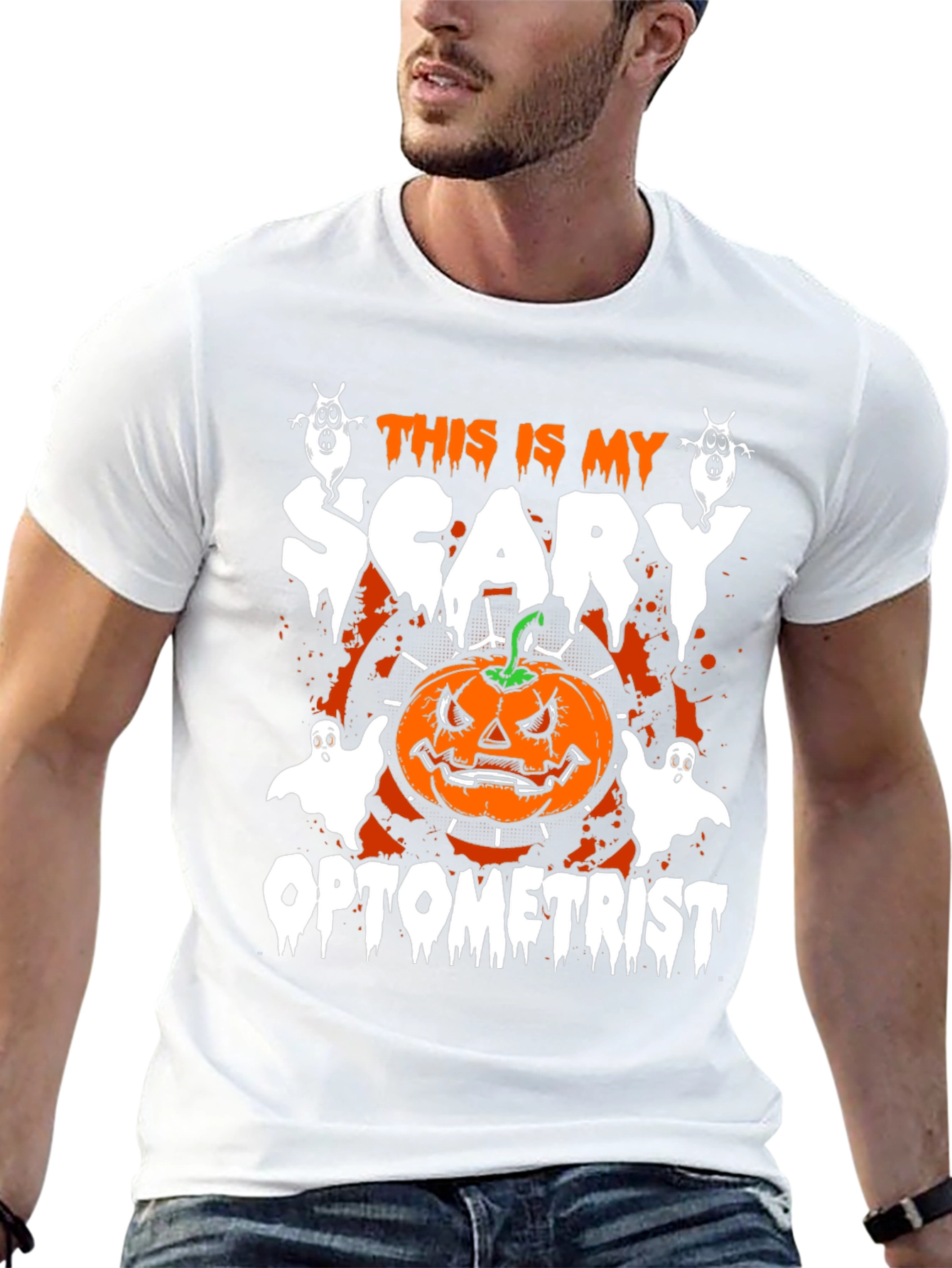Scary Optometrist Halloween T-Shirt