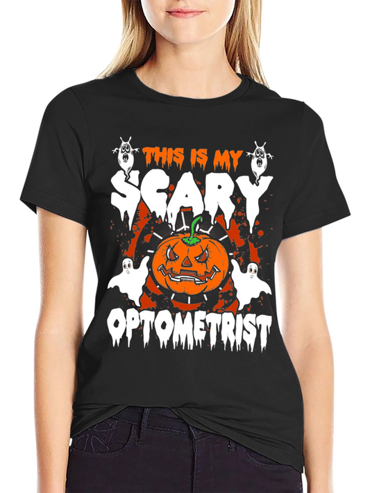 Scary Optometrist Halloween T-Shirt