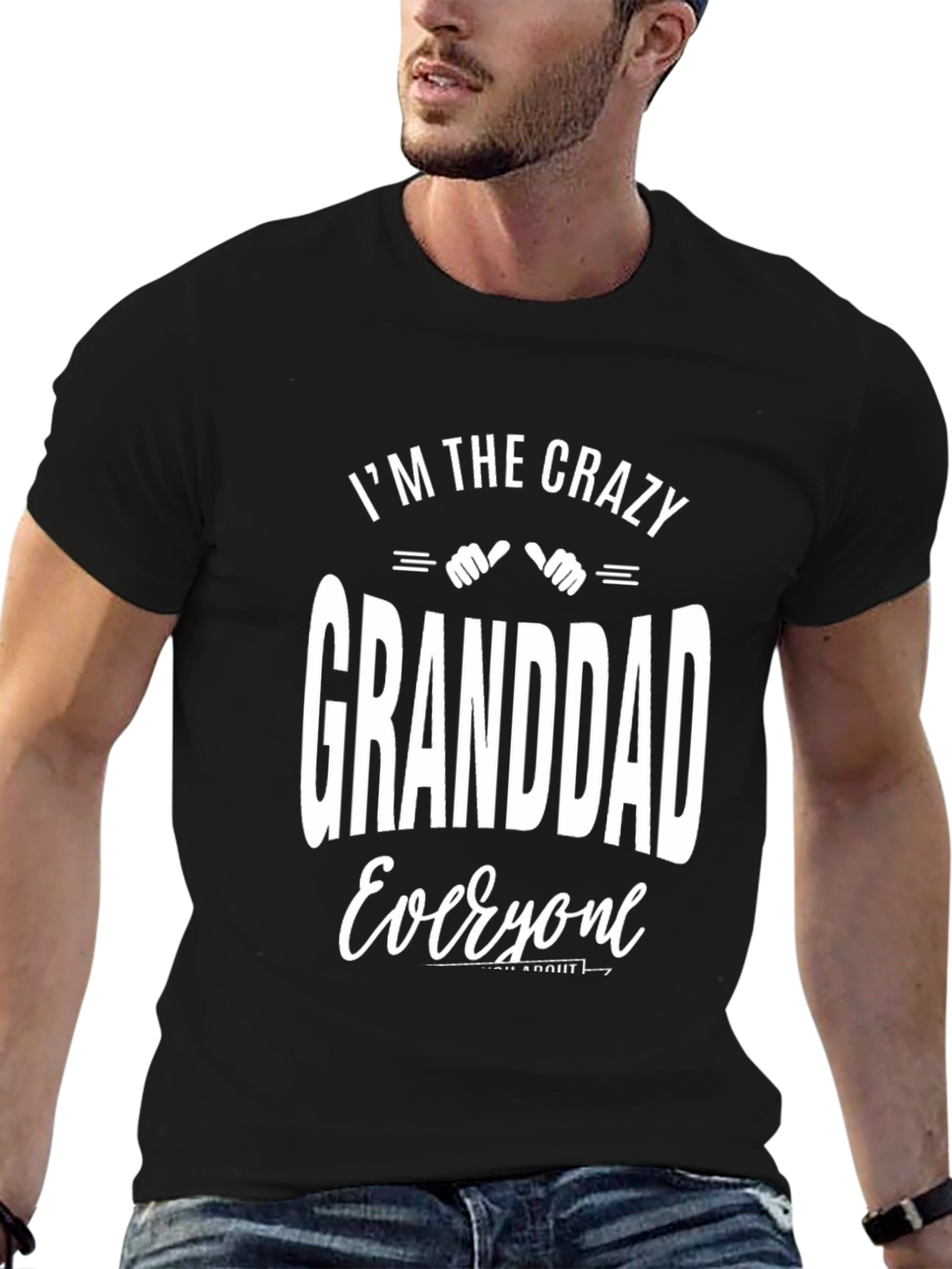 Crazy Granddad T-Shirt - Fun Novelty Grandfather Tee