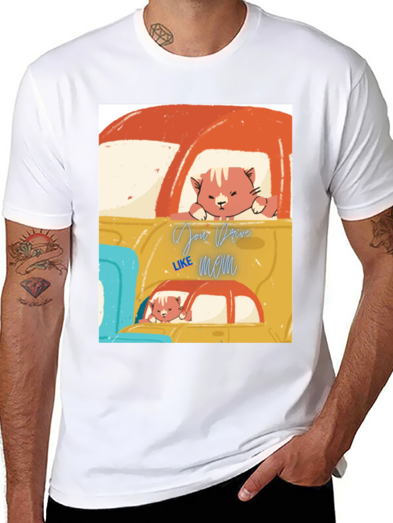 Cat Driver T-Shirt - Your Drive Like Mom