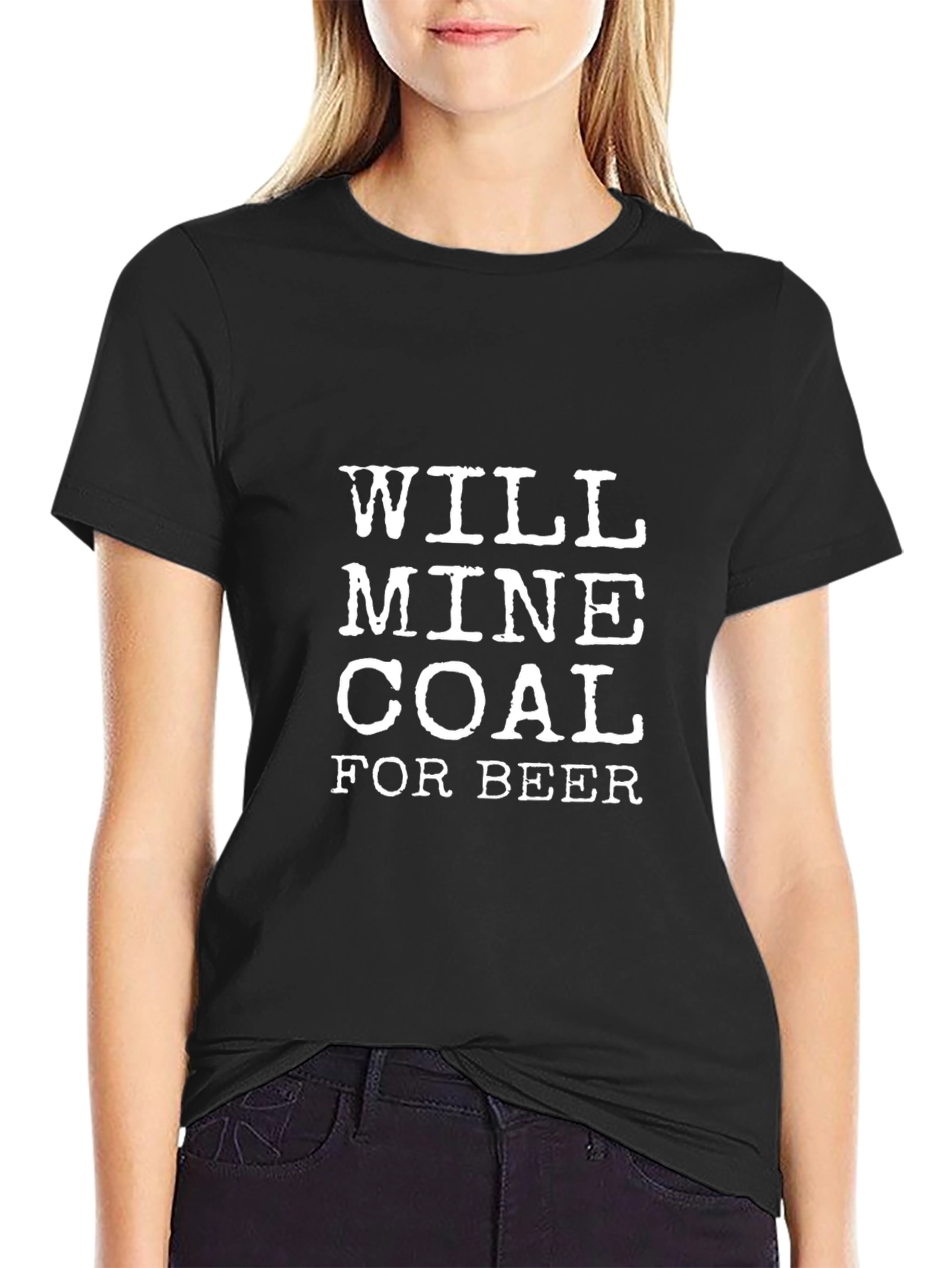 Will Mine Coal For Beer Graphic T-Shirt