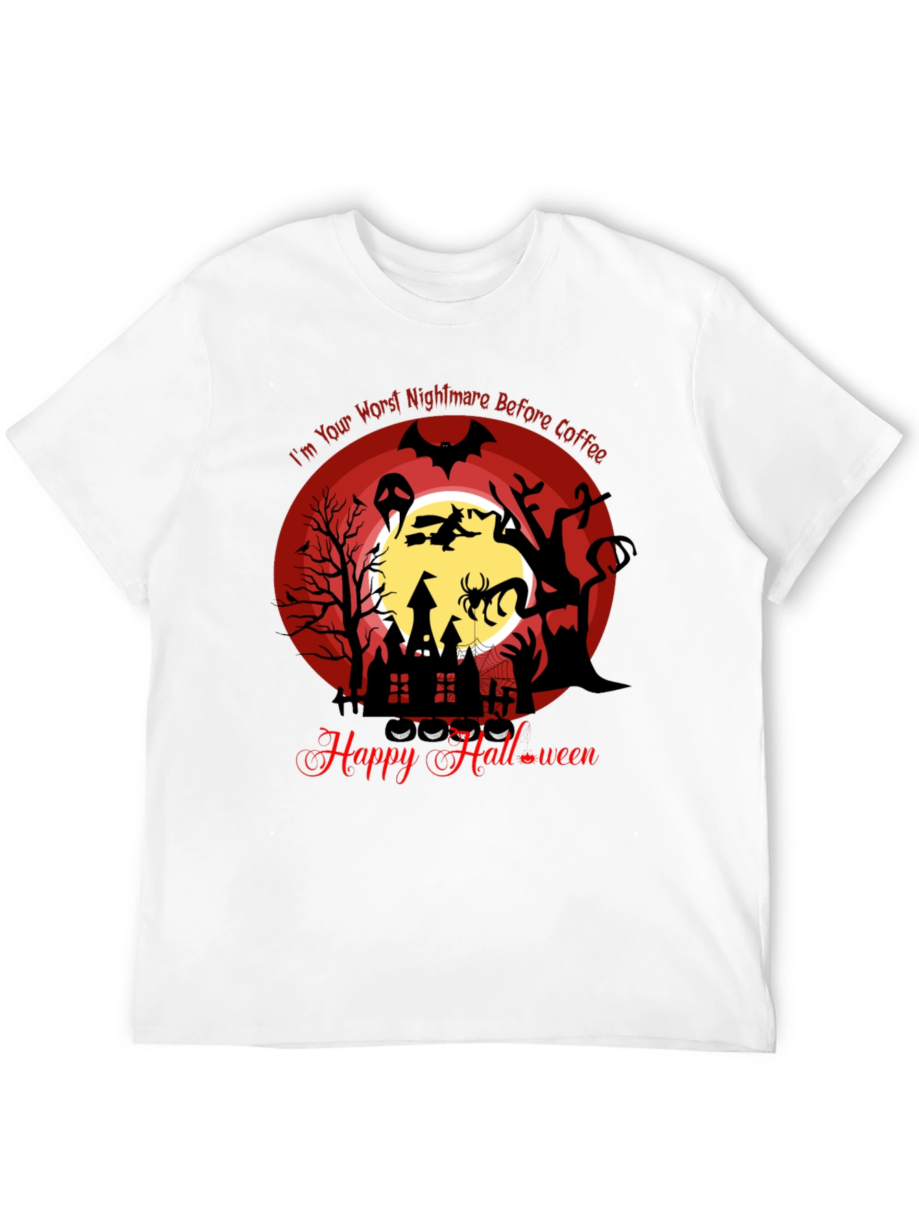 Halloween Nightmare Before Coffee Graphic Tee