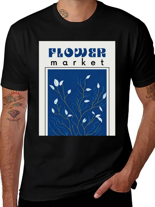 Flower Market T-Shirt - Vintage Style