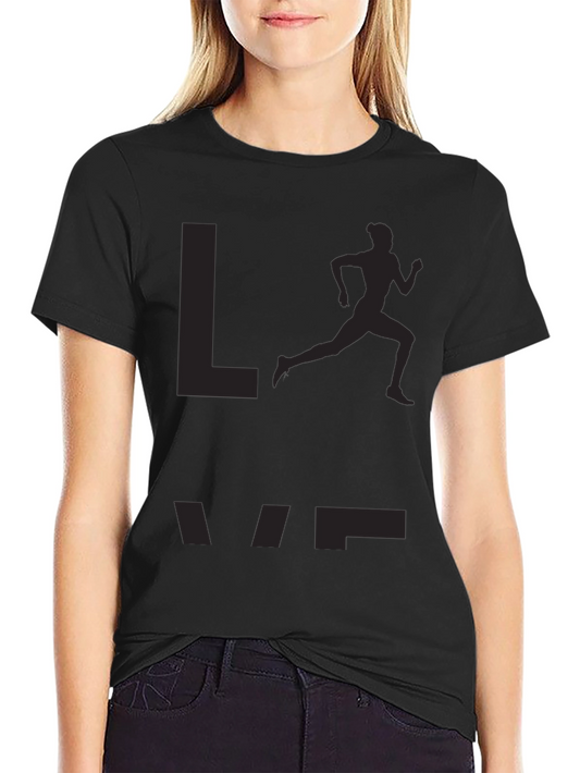 Love Running Graphic T-Shirt