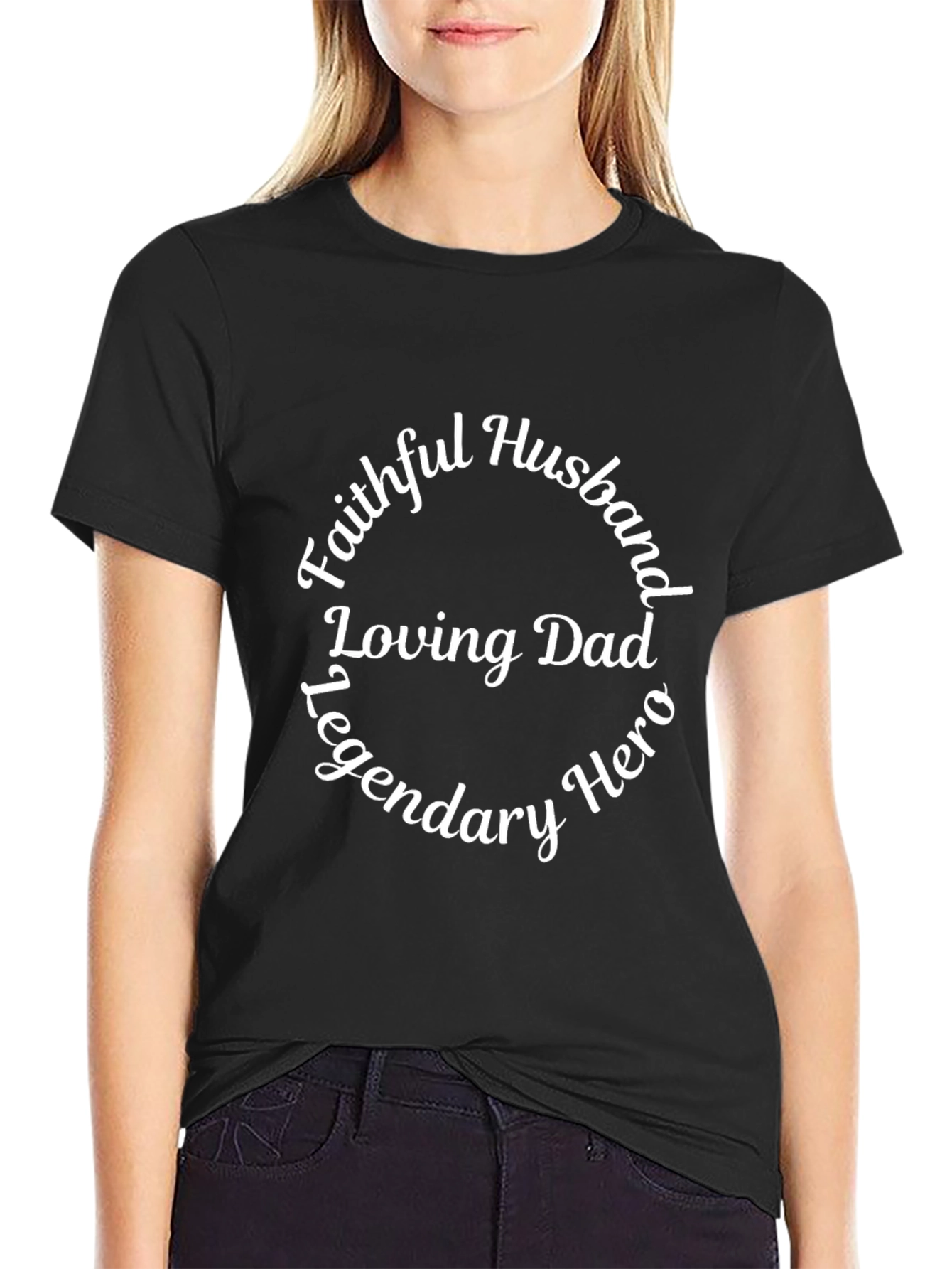 Faithful Husband Loving Dad T-Shirt