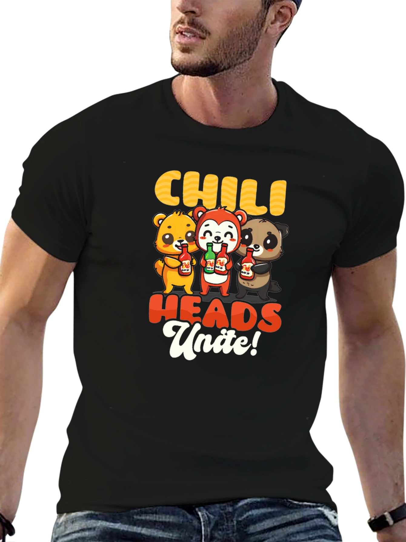 Chili Heads Unite! Graphic T-Shirt