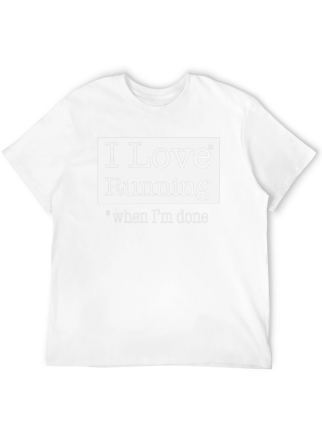 I Love Running Funny T-Shirt
