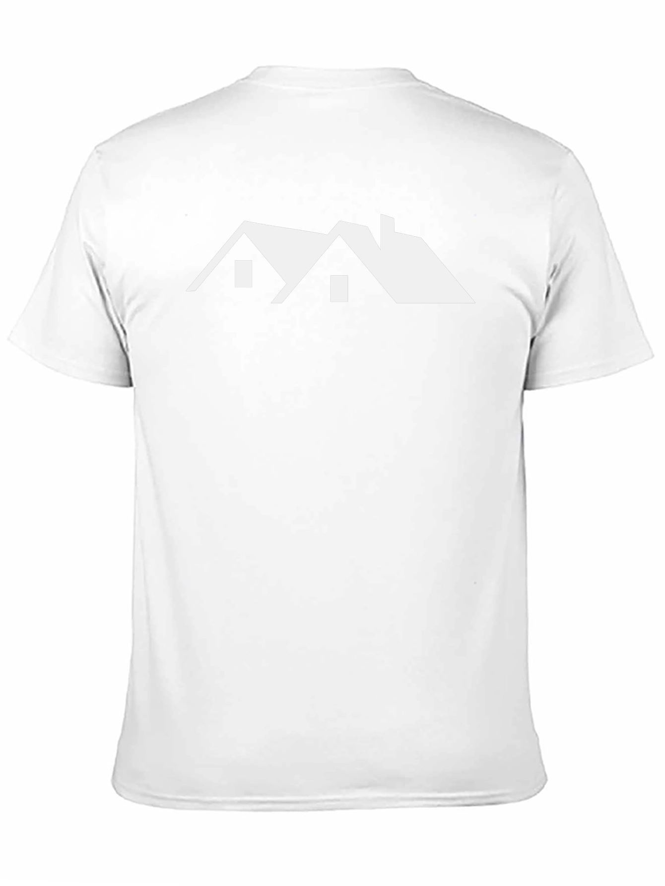 Modern House Graphic Tee - Black Short Sleeve