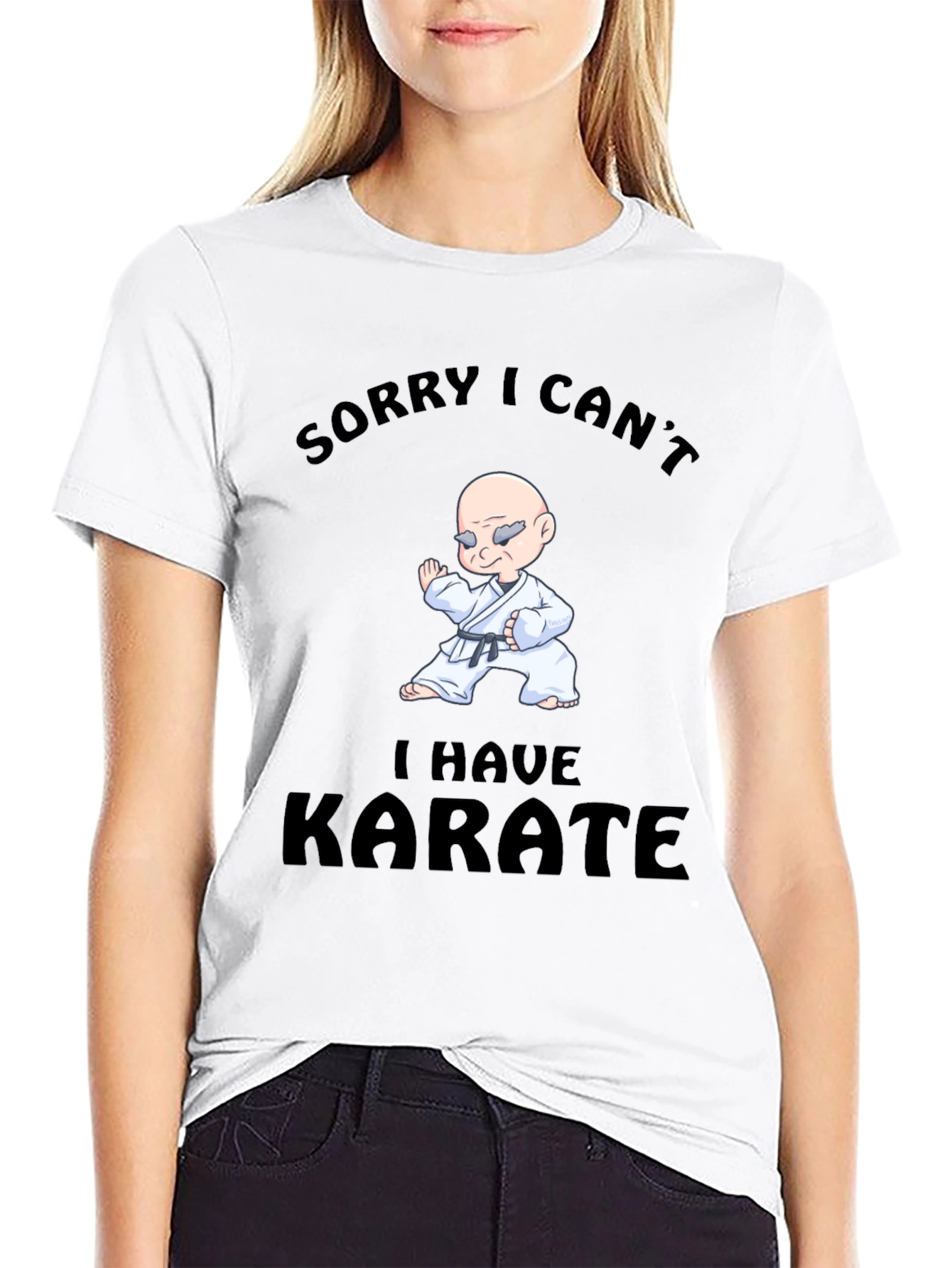 Funny Karate T-Shirt - Sorry I Cant