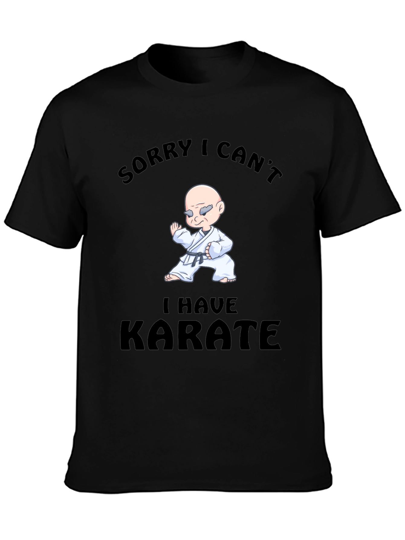 Funny Karate T-Shirt - Sorry I Cant