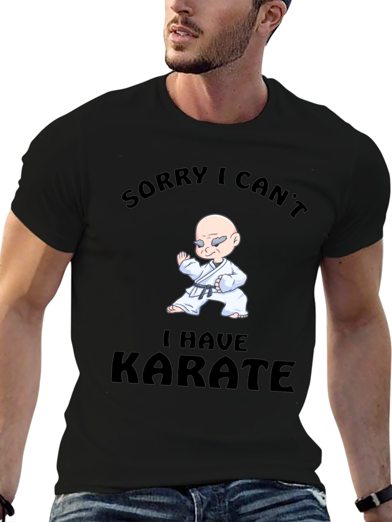 Funny Karate T-Shirt - Sorry I Cant