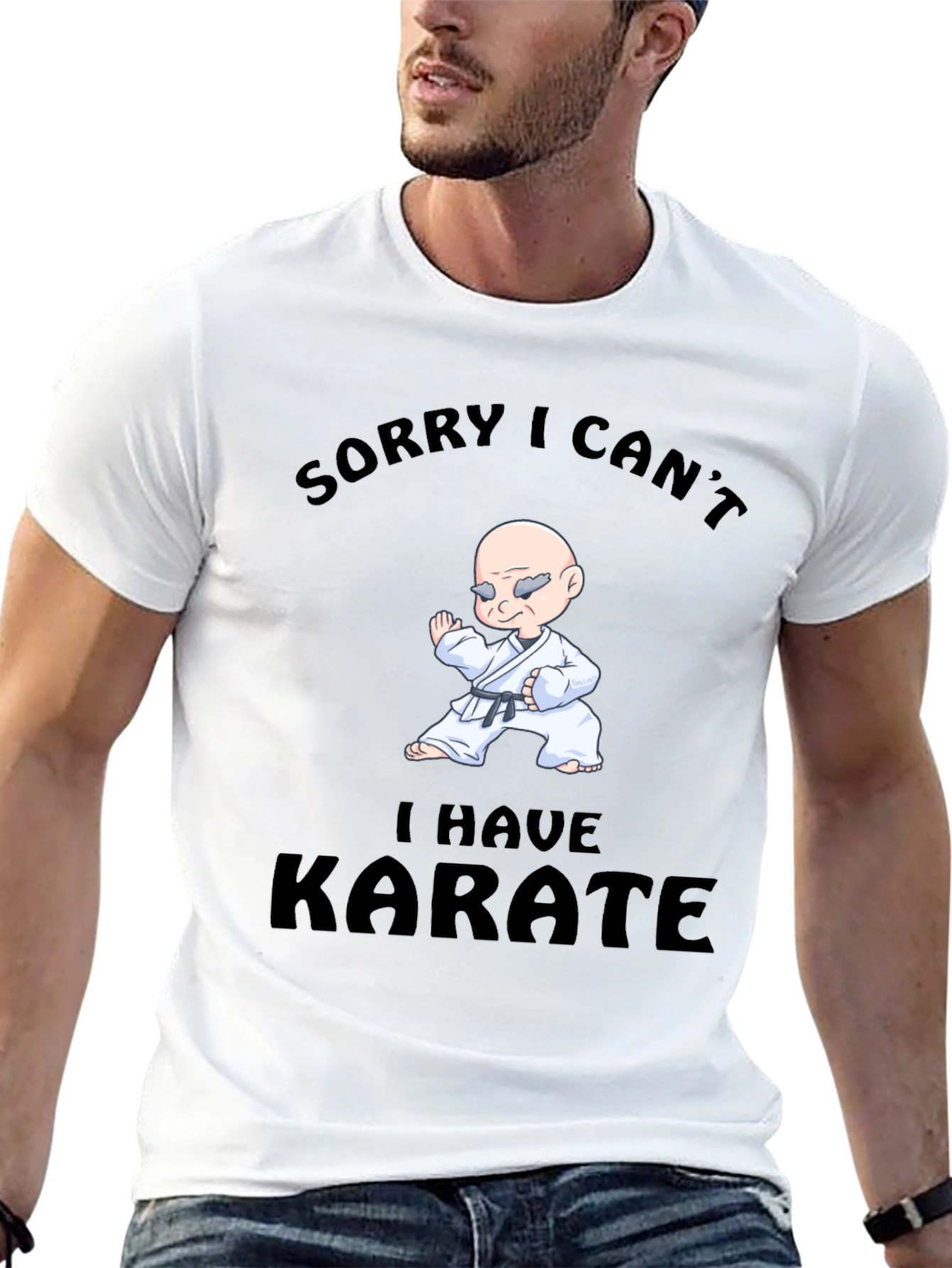Funny Karate T-Shirt - Sorry I Cant