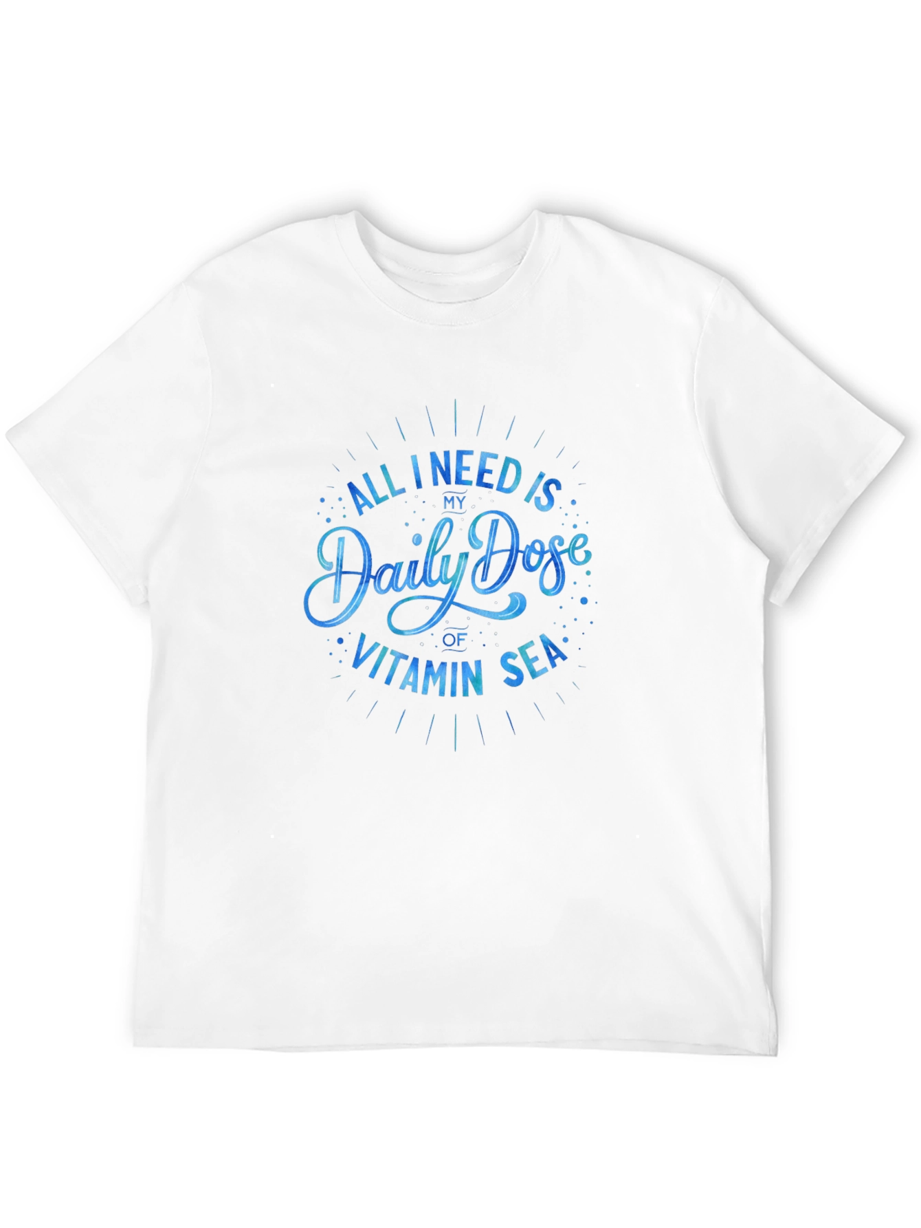 Vitamin Sea Graphic T-Shirt - Beach Lover Tee