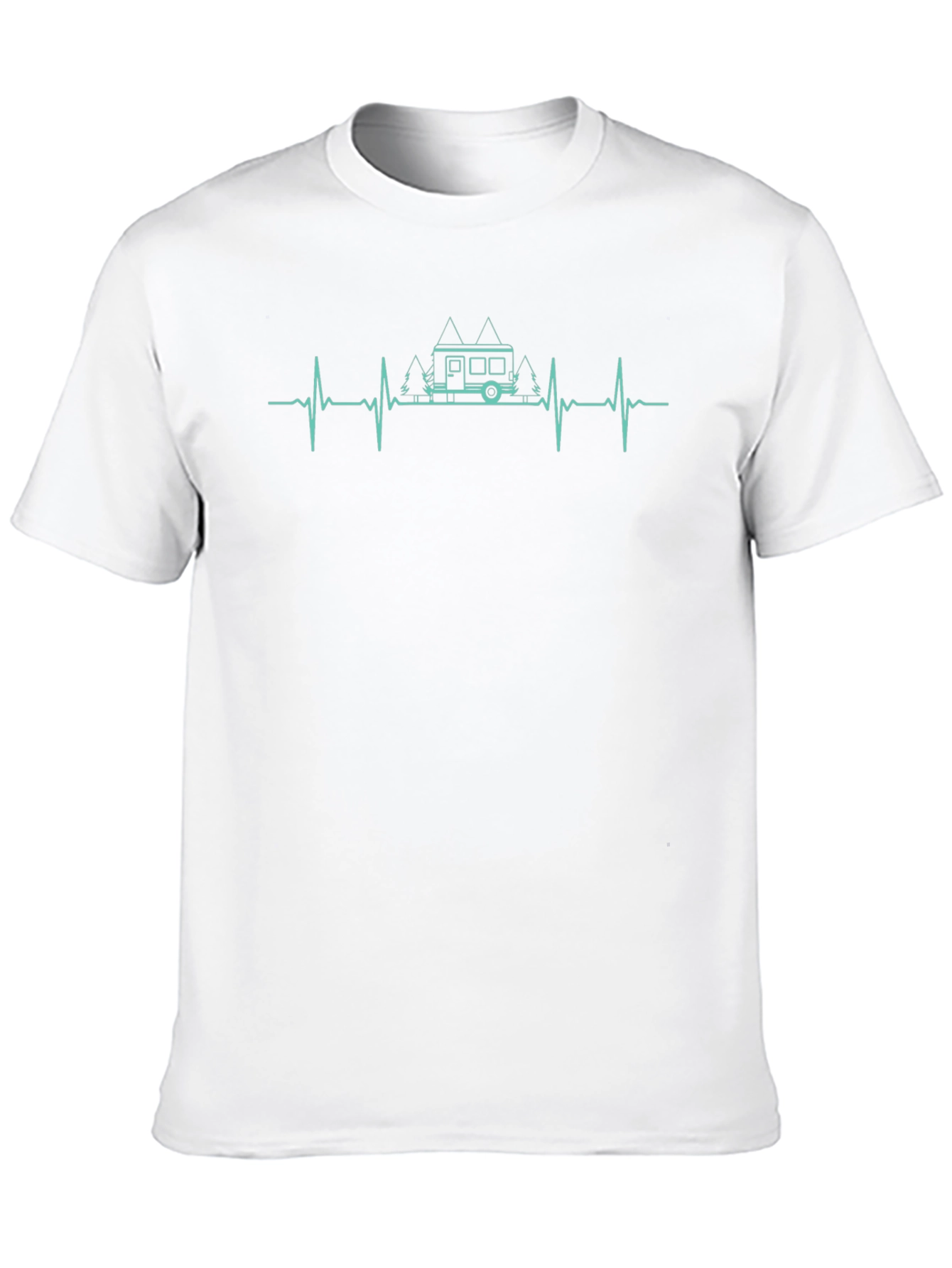 Camping Heartbeat T-Shirt - Adventure Tee