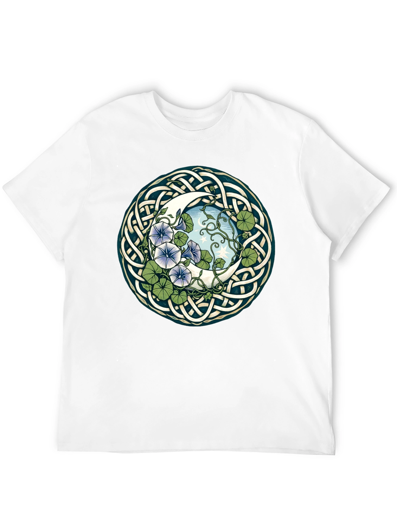 Celtic Moon & Flower T-Shirt