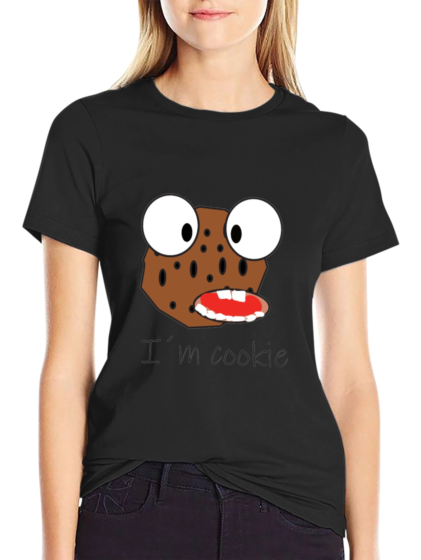 Im Cookie T-Shirt: Funny Cartoon Graphic Tee