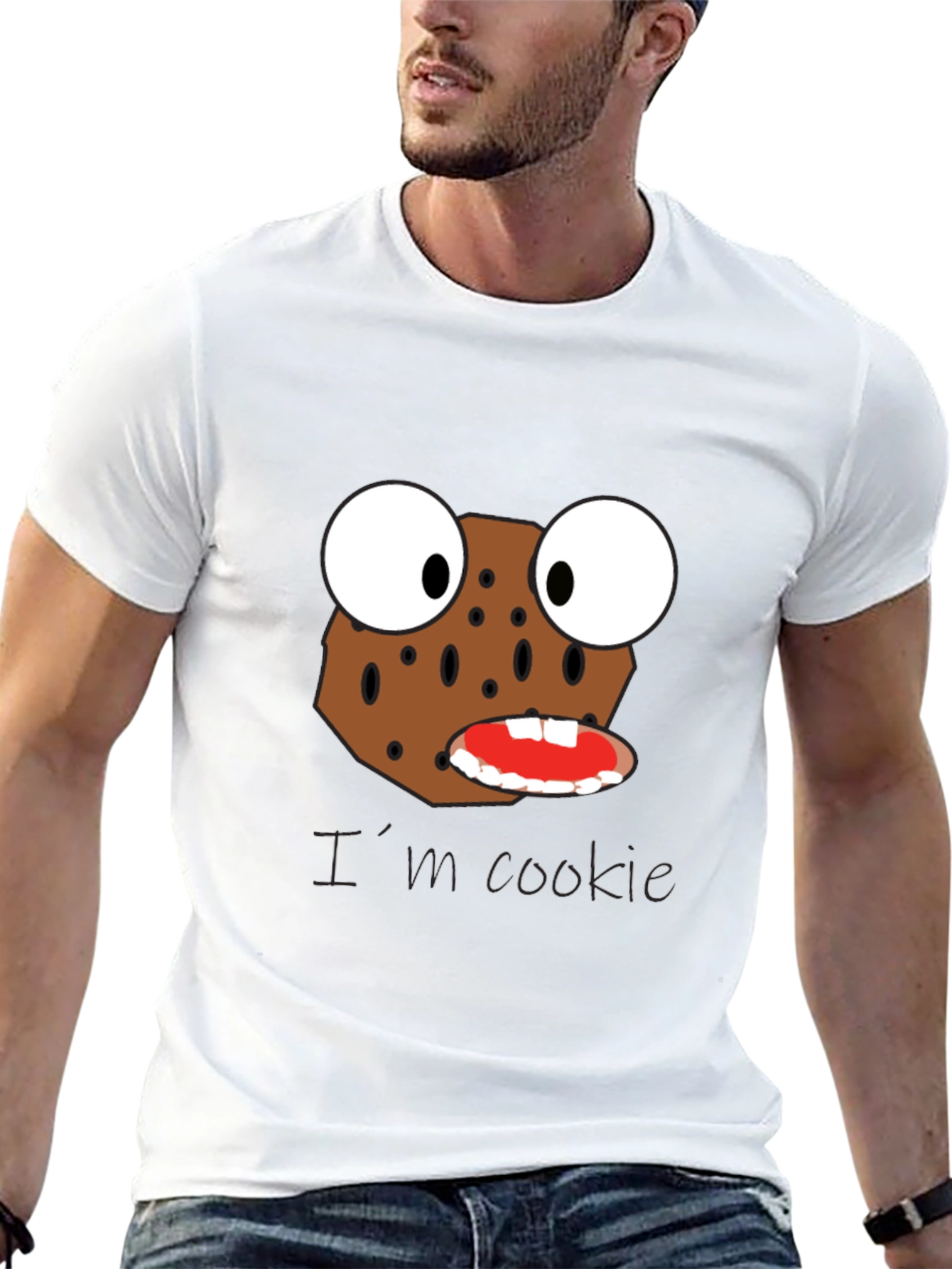 Im Cookie T-Shirt: Funny Cartoon Graphic Tee