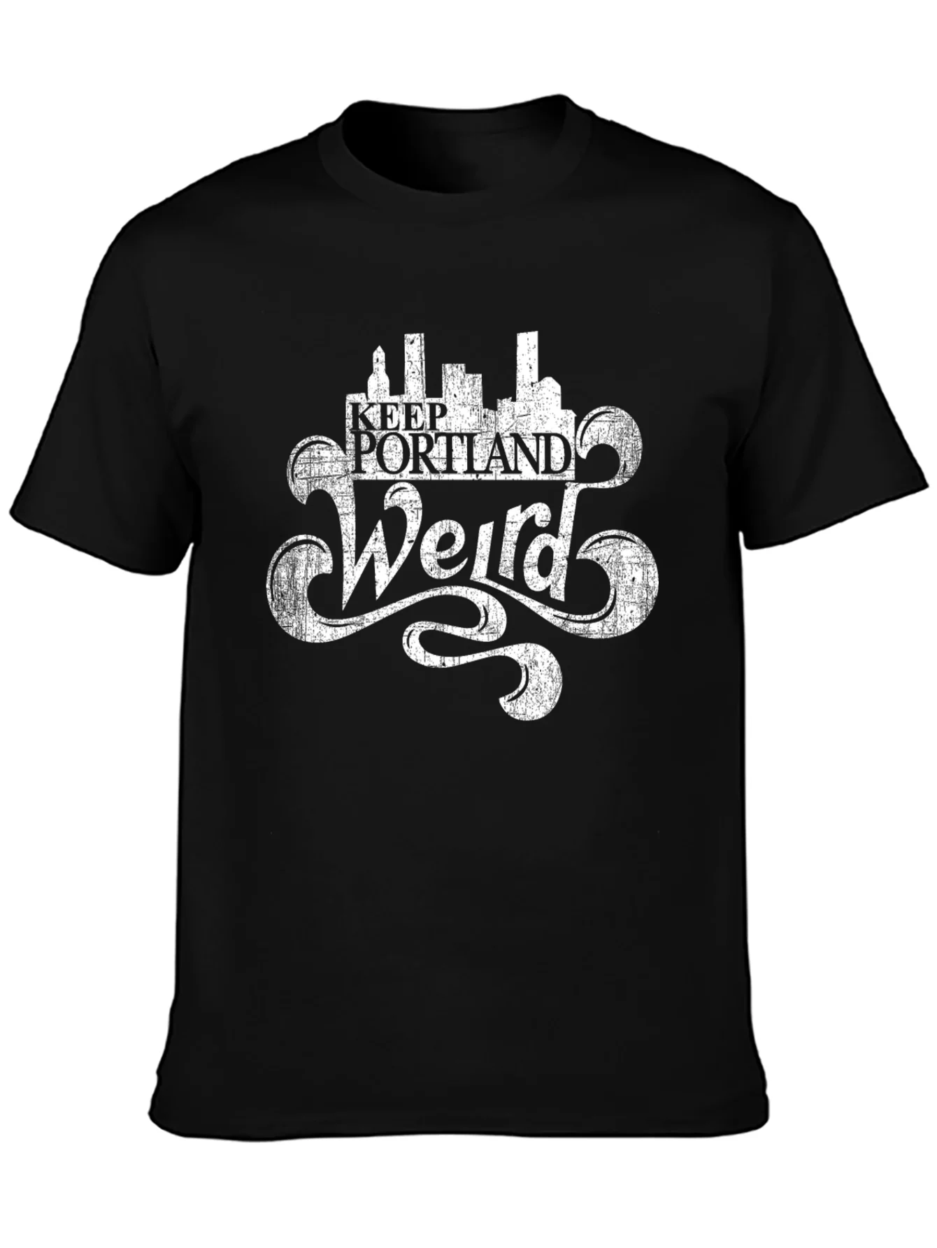 Keep Portland Weird Black T-Shirt