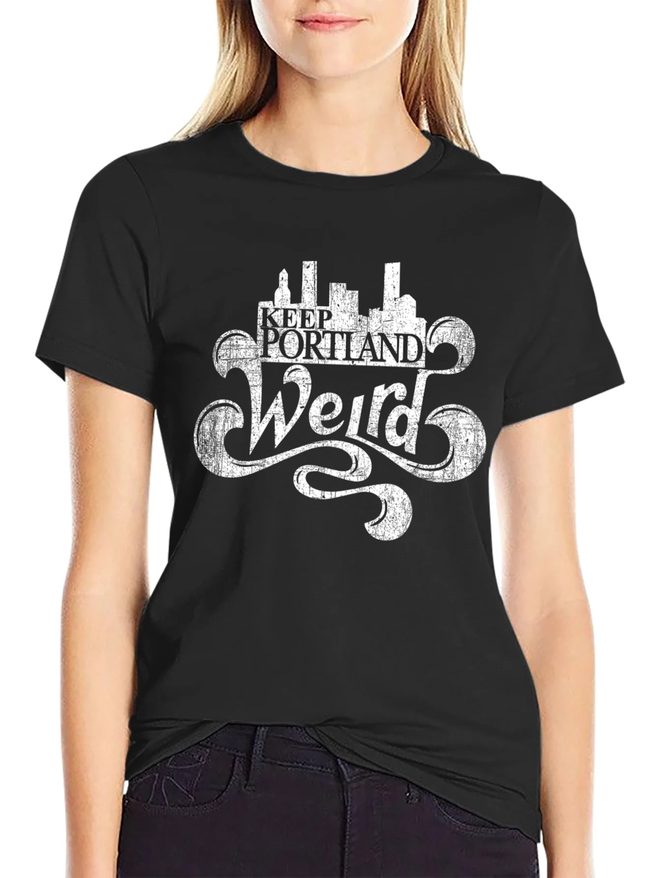 Keep Portland Weird Black T-Shirt
