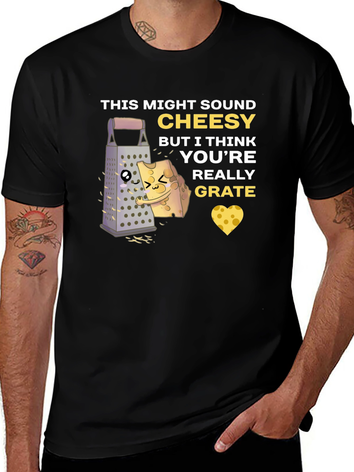 Cheesy Humor Graphic Tee
