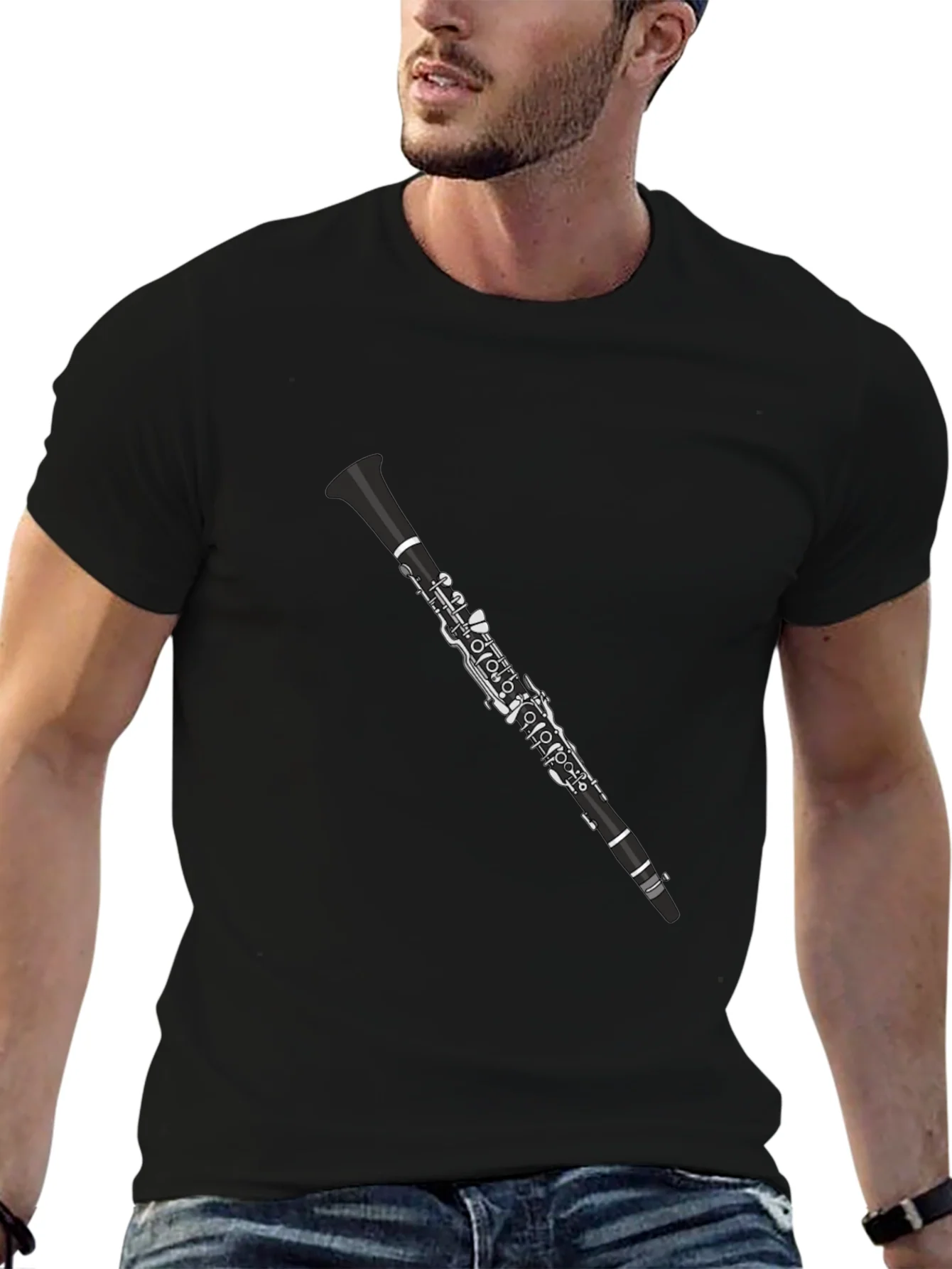 Clarinet Graphic T-Shirt - Music Lover Tee