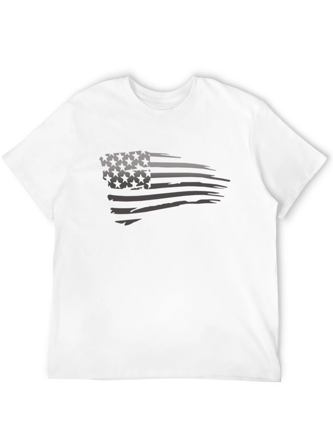 Distressed American Flag Graphic T-Shirt