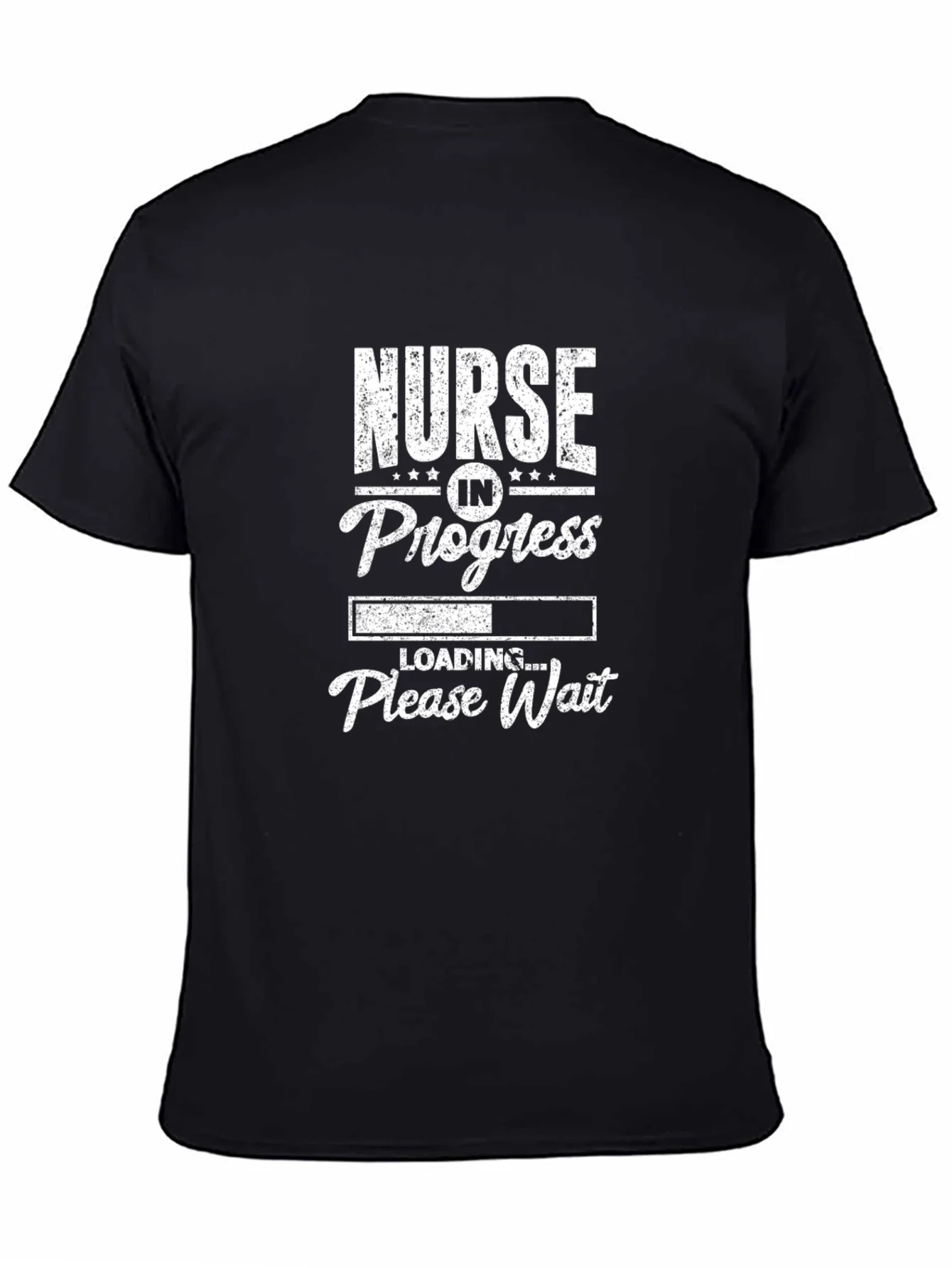 Nurse in Progress Funny Graphic T-Shirt