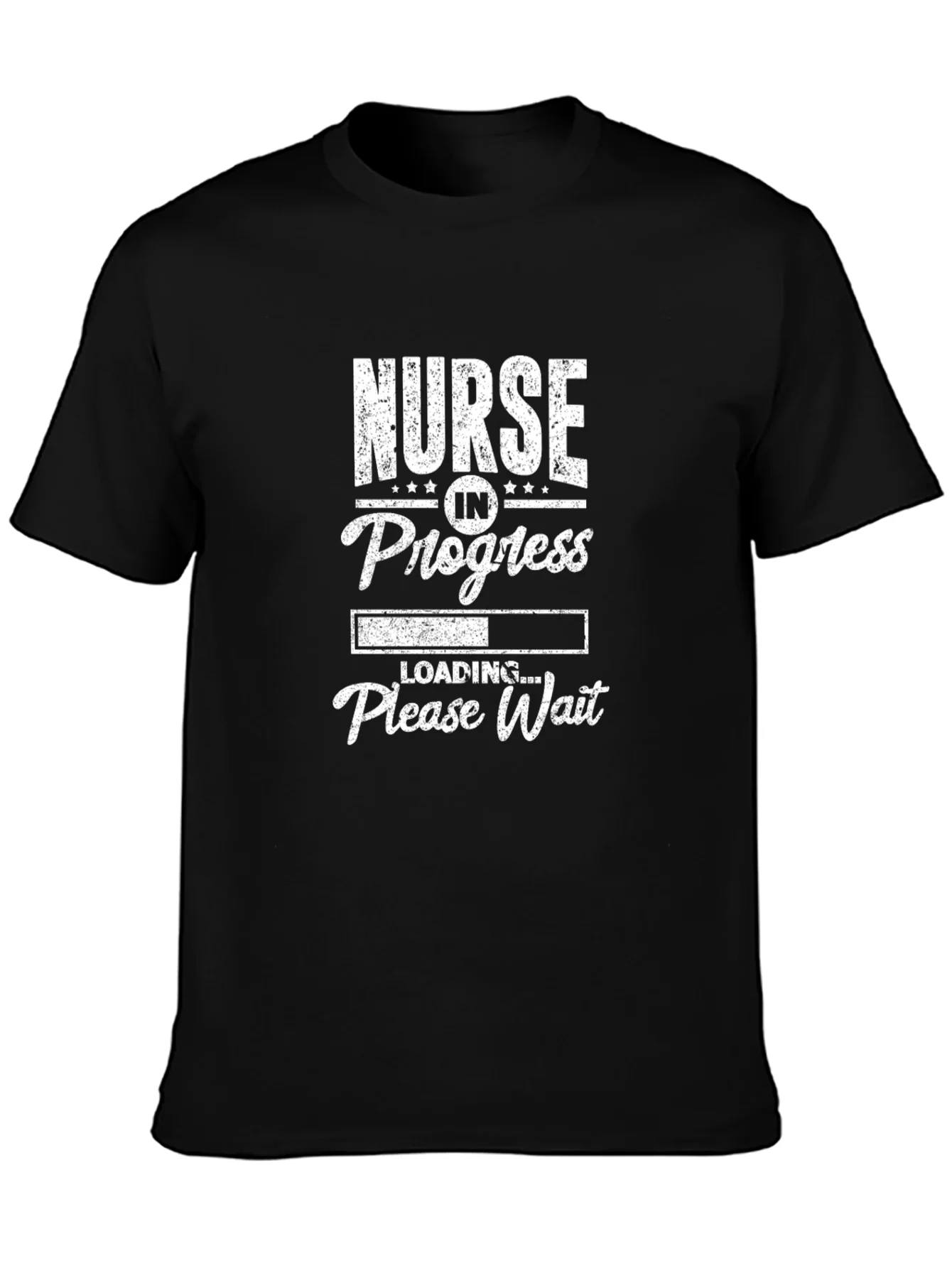 Nurse in Progress Funny Graphic T-Shirt