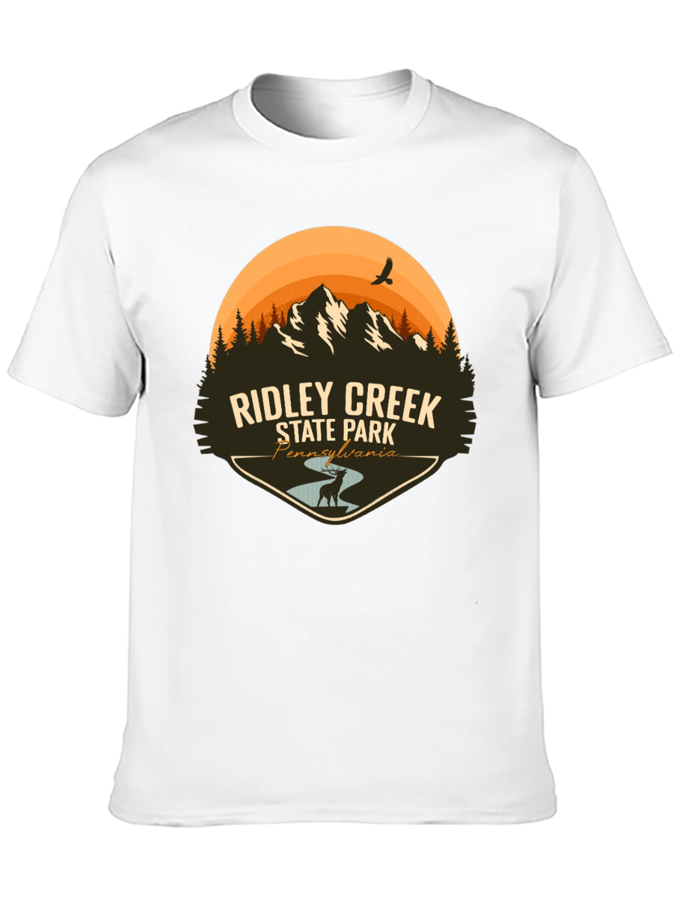Ridley Creek State Park Black T-Shirt
